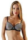 Błyszczący sex biustonosz z cyrkoniami glossy Cottelli 80C
