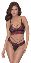 Koronkowy komplet sex bielizny Cottelli M
