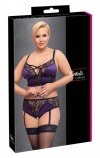 Fioletowy komplet sexy bielizny Cottelli 2XL