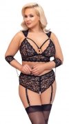 Koronkowy zestaw sex bielizny Cottelli 3XL