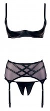 Sex bielizna Cottelli odkryte piersi dziurka 85C/XL