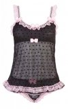 Seksowna bielizna Cottelli top + majteczki S