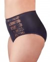 Czarne sex figi z wysokim stanem Cottelli 3XL