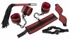 Bondage set red/black