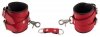 Harness + kajdanki + knebel Bad Kitty Harness Set czerwony