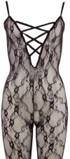 Uwodzicielski bodystocking koronkowy kombinezon erotyczny L/XL