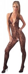 Seksowny bodystocking kombinezon z perłami  L/XL