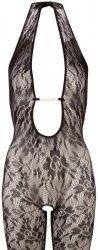 Seksowny bodystocking kombinezon z perłami  L/XL