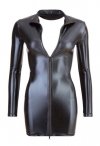 Błyszcząca sex sukienka mini obcisła Cottelli XL