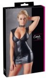 Błyszcząca seksowna sukienka mini wetllok Cottelli XL