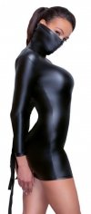 Dopasowana sexy sukienka mini glossy Cottelli M