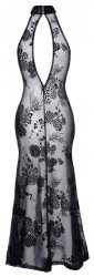 Noir Kleid lang S