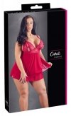 Czerwona sexy koszulka babydoll Cottelli L