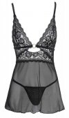 Koronkowa erotyczna koszulka babydoll Cottelli M
