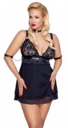 Seksowna koronkowa koszulka babydoll Cottelli XL