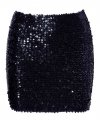 Spódniczka mini cekinowa czarna  Cottelli M