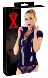 Latex shirt zip black XL