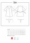 Obsessive Satinia szlafrok czarny S/M