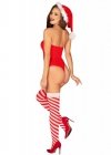 Obsessive strój mikołajki Kissmas body czerwone  M/L