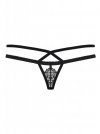 Obsessive 838-THO-1 stringi czarne  S/M