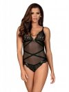 Obsessive Bondea body czarne L/XL