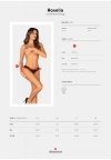 Obsessive Roxelia seksowne stringi z dziurką XS/S