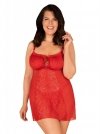 Obsessive Blossmina koszulka i stringi 6XL/7XL