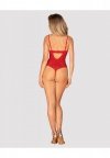 Ingridia czerwone body otwarte z dziurką M/L
