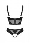 Obsessive Chic Amoria seksowny komplet 2-częściowy otwarty  M/L