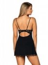 Bielizna Luvae babydoll i stringi czarny  XS/S
