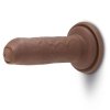 Nieobrzezany penis dildo z napletkiem 15 cm