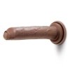 Nieobrzezany penis dildo z napletkiem  20 cm