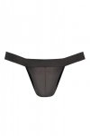 Męskie seksowne jockstrapy majtki czarne jednolite Petrol jock strap L