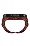 Sexy bokserki męskie w czerwoną panterkę jockstrapy Tribal jock bikini S