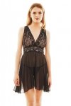 Margaritha black chemise L/XL