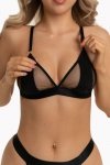 Maura set black bra+thong XS