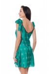 Damska halka koszulka Aster Chemise X-mas z reniferem zielona XS