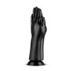 Dildo do fistingu w kształcie dwóch dłoni na mocnej przyssawce
