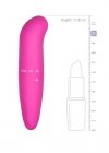 Zakrzywiony mini wibrator stymulator punktu g