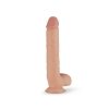 Duże żylaste dildo z jądrami na przyssawce penetrator 27,5 cm