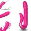 Wibrator damski Deluxe Twirling Vibrating Thruster RED