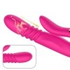 Wibrator damski Deluxe Twirling Vibrating Thruster RED