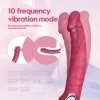 Klasyczny wibrator damski Realistic Vibrator PINK