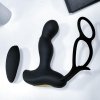 Wibrator silicone massager 7 function and heating function, black