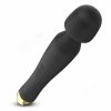 Stymulator silicone massager black usb 6 vibration