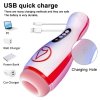 Potężny masturbator USB dla mężczyzn 7 zakresów ssania 7 wibracji