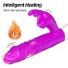 Wibrator silicon, vibrator usb, 7 vibration modes, heating