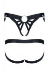 Męskie majtki jockstrap Fetish open back odkryte pośladki rozpinane L/XL