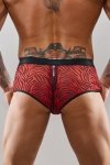 Męskie rozpinane majtki chippendales z zamkiem - L