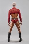 Męski krótki top chippendales z długimi rękawami - XL